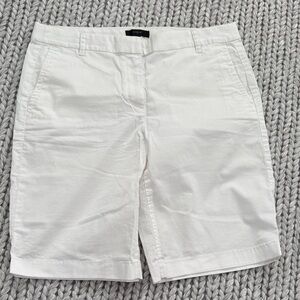 J. Crew Classic White Bermudas